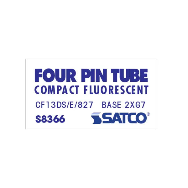 13 Watt - pin-based Compact Fluorescent - 2700K - 82 CRI - 2GX7 (4-Pin) base - Image 6