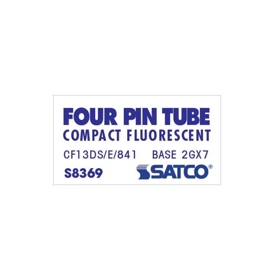 13 Watt - pin-based Compact Fluorescent - 4100K - 82 CRI - 2GX7 (4-Pin) base - Image 6