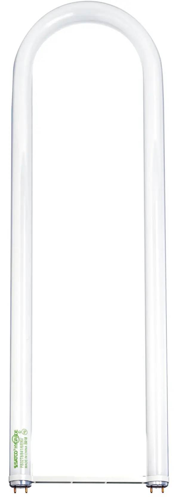 32 Watt - T8 - U-Bend Fluorescent - 4100K Cool White - 82 CRI - Medium Bi Pin base - 6-Pk