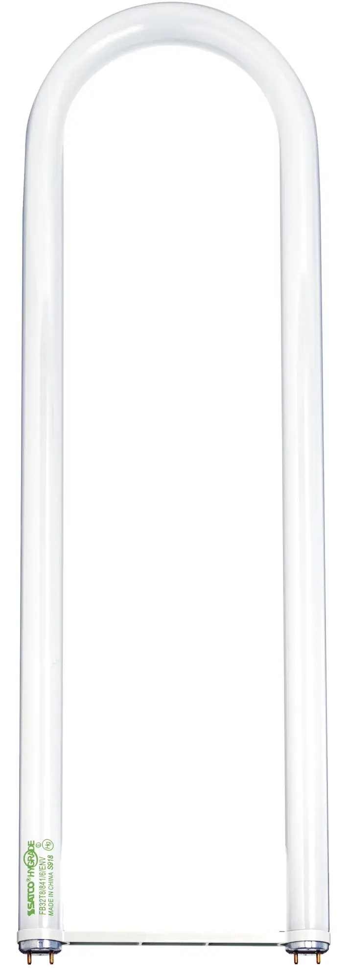 32 Watt - T8 - U-Bend Fluorescent - 4100K Cool White - 82 CRI - Medium Bi Pin base - 6-Pk