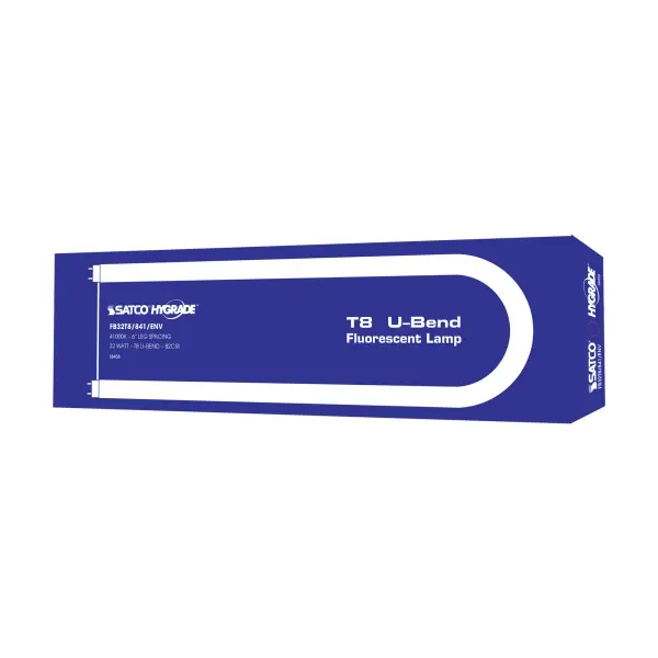 32 Watt - T8 - U-Bend Fluorescent - 4100K Cool White - 82 CRI - Medium Bi Pin base - Image 6