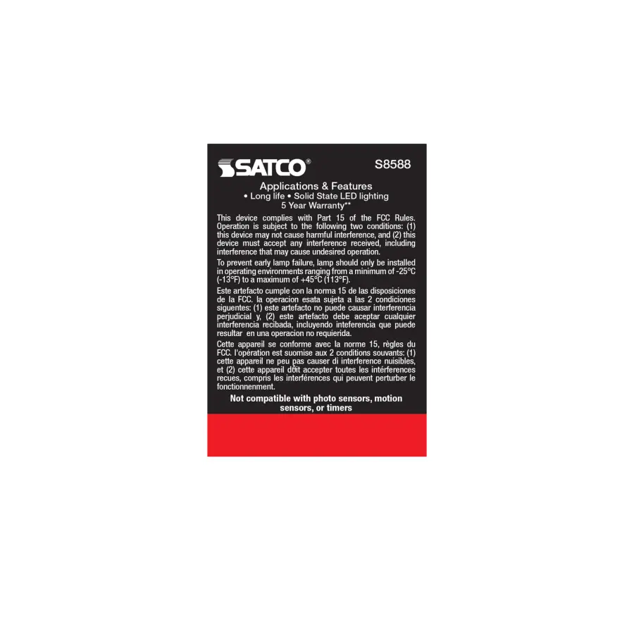6.5 Watt - LED MR16 - 2700K - 40 deg. Beam Angle - GU10 base - 120 Volt - Image 5