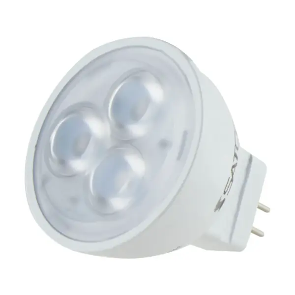 SATCO NUVO's LED Mini-Reflectors are a direct replacement for outdated Halogen lamps. Offered in MR11 with GU4 base, and MR16 with GU5.3 and GU10 bases, these lamps will easily fit into existing fixtures to upgrade down lighting, accent lighting and pendant lighting. Choose a dimmable model for additional customization of any indoor residential or commercial space. - alternate view