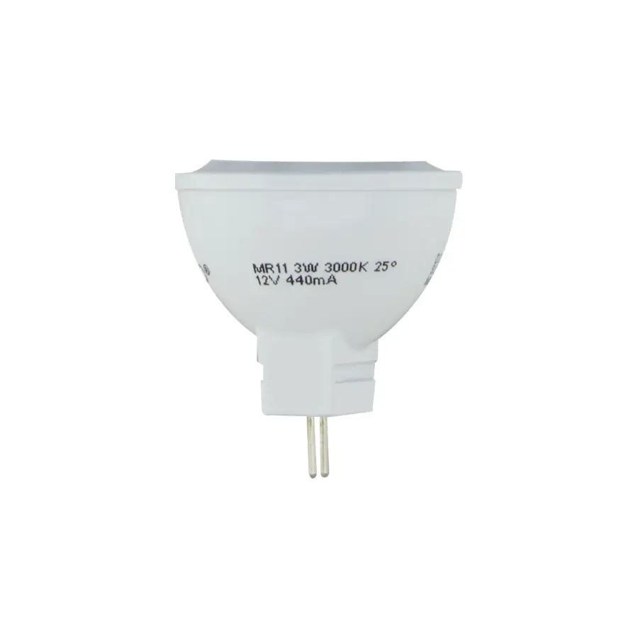 3 Watt - LED - MR11 - 3000K - 25 deg. Beam Angle - 25000 Average rated hours - 210 Lumens - GU4 base - 12 Volt - Image 5