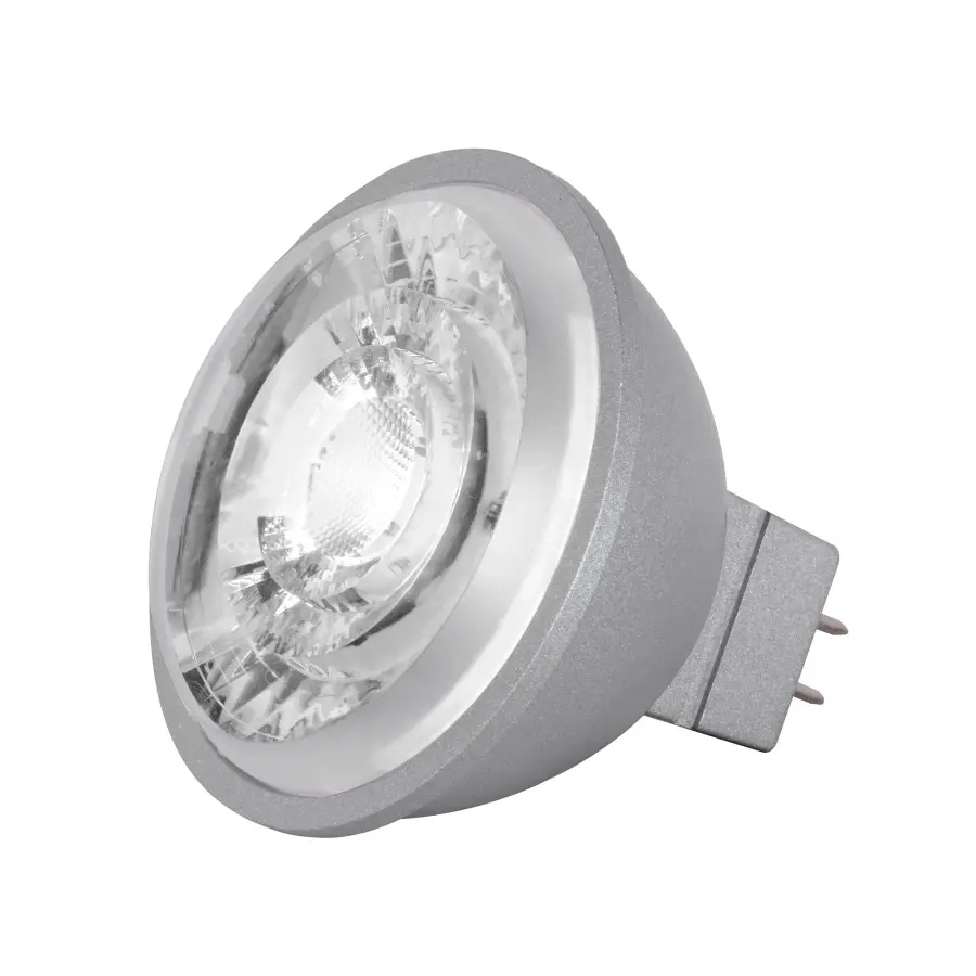 8W - LED MR16 - 2700K - 15 deg. beam spread - GU5.3 base - 12 Volt AC/DC - Image 1