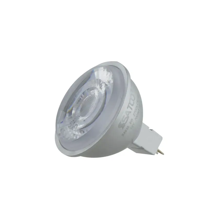 8W - LED MR16 - 2700K - 15 deg. beam spread - GU5.3 base - 12 Volt AC/DC - Image 2