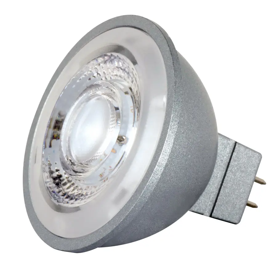 8W - LED MR16 - 2700K - 40 deg. beam spread - GU5.3 base - 12 Volt AC/DC - Image 1