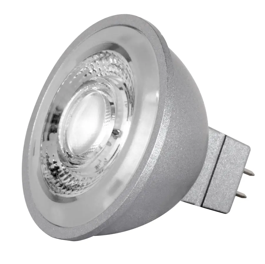 8W - LED MR16 - 3000K - 40 deg. beam spread - GU5.3 base - 12 Volt AC/DC - Image 1