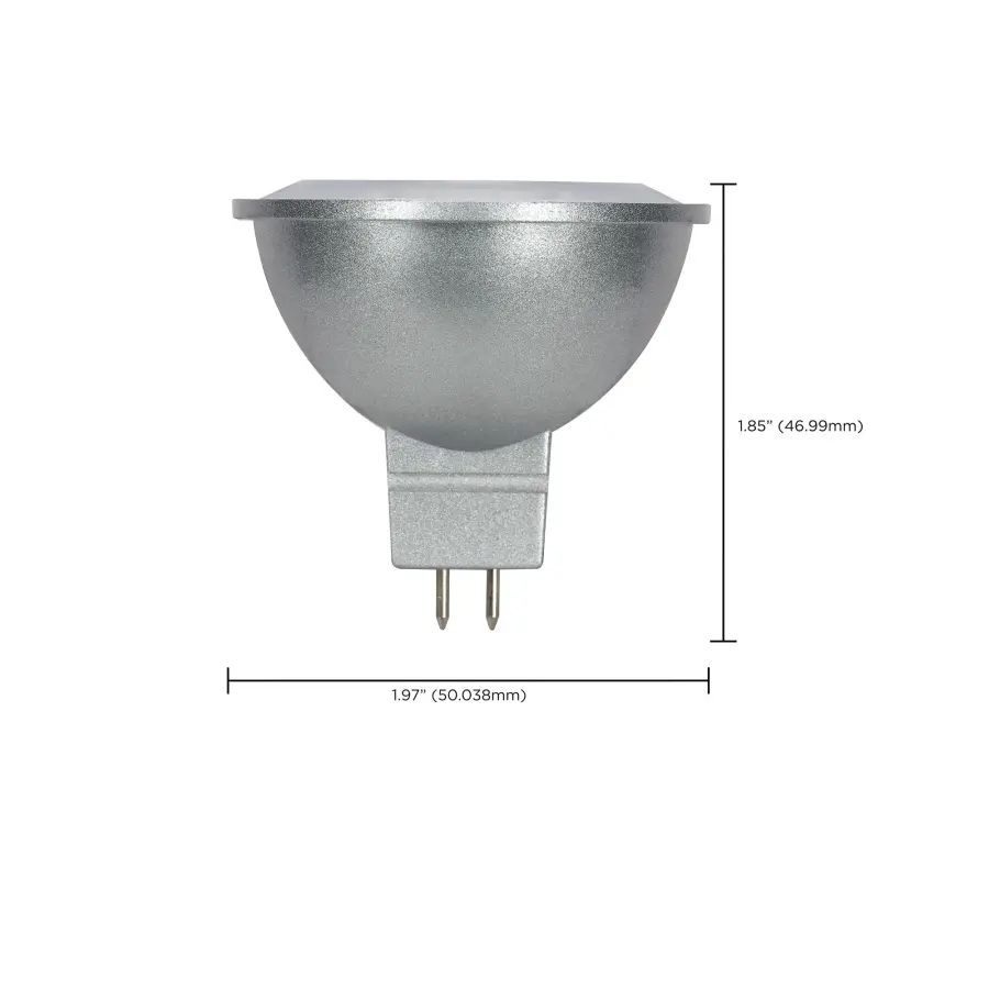 8W - LED MR16 - 4000K - 40 deg. beam spread - GU5.3 base - 12 Volt AC/DC - Image 9