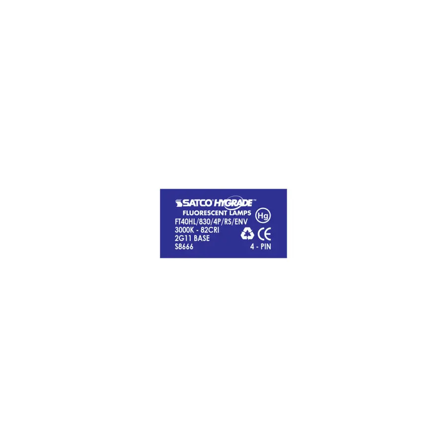 40 Watt - pin-based Compact Fluorescent - 3000K - 82 CRI - 2G11 base - Image 6