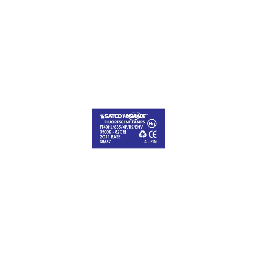 40 Watt - pin-based Compact Fluorescent - 3500K - 82 CRI - 2G11 base - Image 6