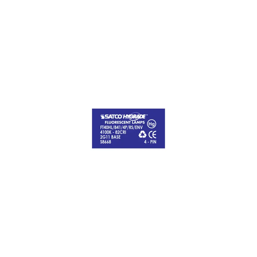 40 Watt - pin-based Compact Fluorescent - 4100K - 82 CRI - 2G11 base - Image 6