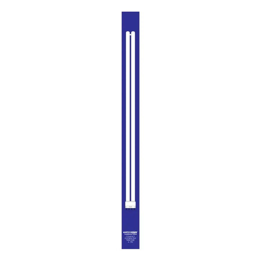 55 Watt - pin-based Compact Fluorescent - 3000K - 82 CRI - 2G11 base - Image 3