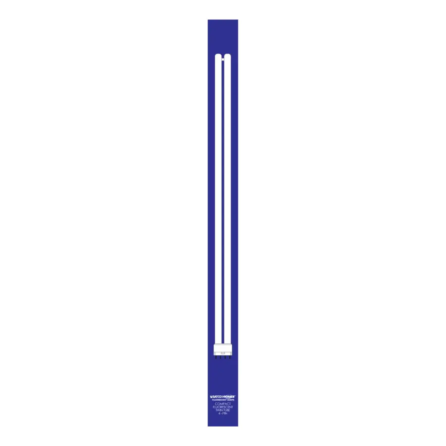 55 Watt - pin-based Compact Fluorescent - 4100K - 82 CRI - 2G11 base - Image 4