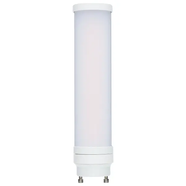 8 Watt LED PL - GU24 Base - 27K/30K/35K/40K/50K CCT Selectable - Type B Ballast Bypass - 120-277 Volt - Image 1