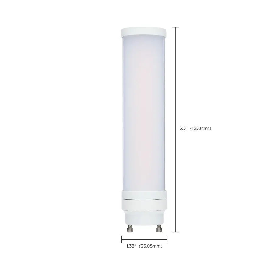 8 Watt LED PL - GU24 Base - 27K/30K/35K/40K/50K CCT Selectable - Type B Ballast Bypass - 120-277 Volt - Image 11