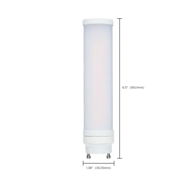 8 Watt LED PL - E26 Base - 27K/30K/35K/40K/50K CCT Selectable - Type B Ballast Bypass - 120-277 Volt - Image 11