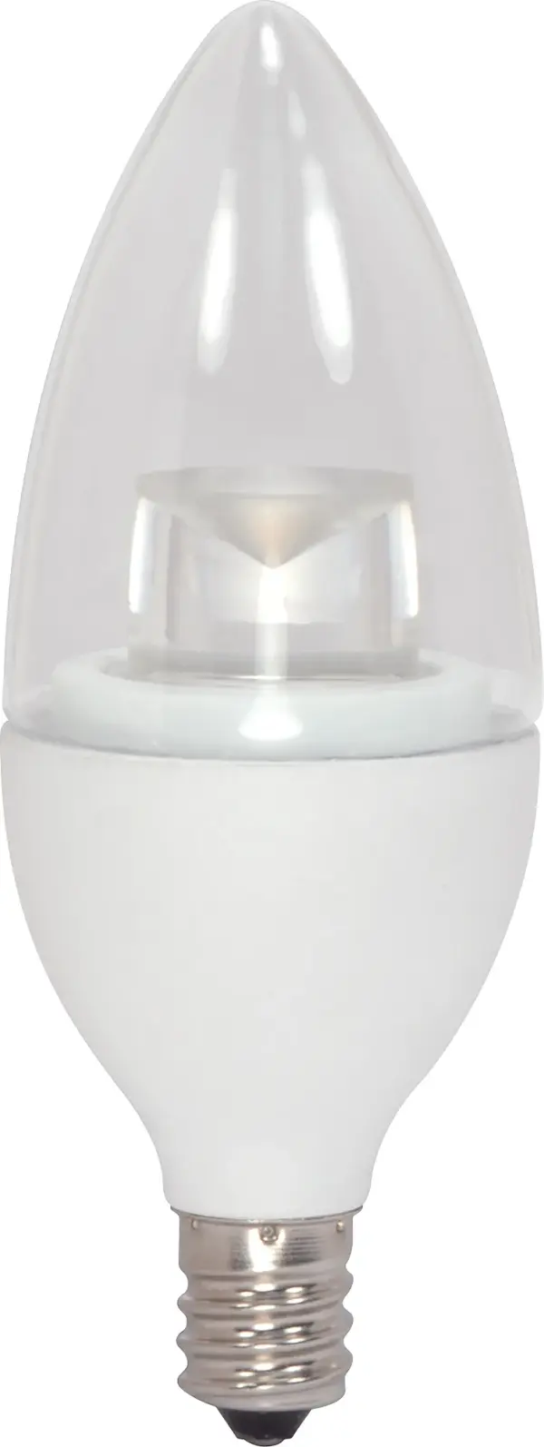 2.8 Watt - B11 LED - 3000K - Candelabra base - 120 Volt