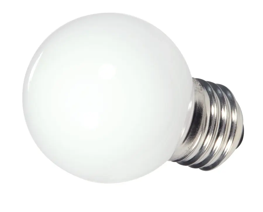 1.4 Watt LED - G16 1/2 - White - 2700K - Medium base - 120 Volt - Carded - Image 2