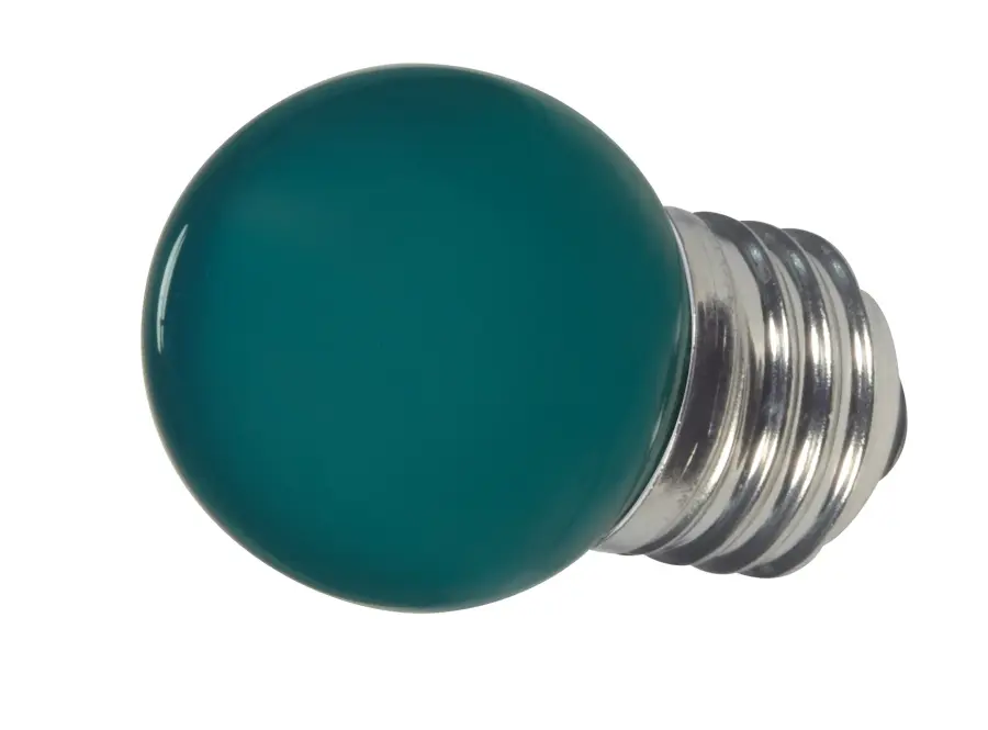 1.2 Watt LED - S11 - Ceramic Green - Medium base - 120 Volt - Carded - Image 2