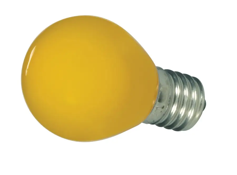 1.2 Watt LED - S11 - Ceramic Yellow - Medium base - 120 Volt - Carded - Image 2