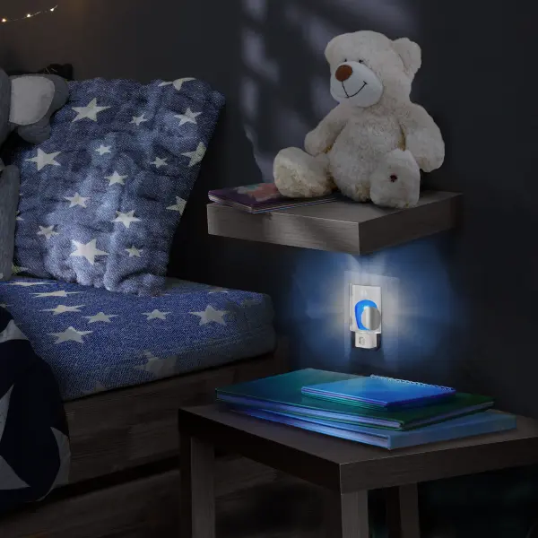 1.4 Watt LED - S14 - Ceramic Blue - Medium base - 120 Volt - Carded - Image 5
