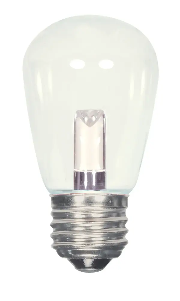 1.4 Watt LED - S14 - Clear - 2700K - Medium base - 120 Volt - Carded