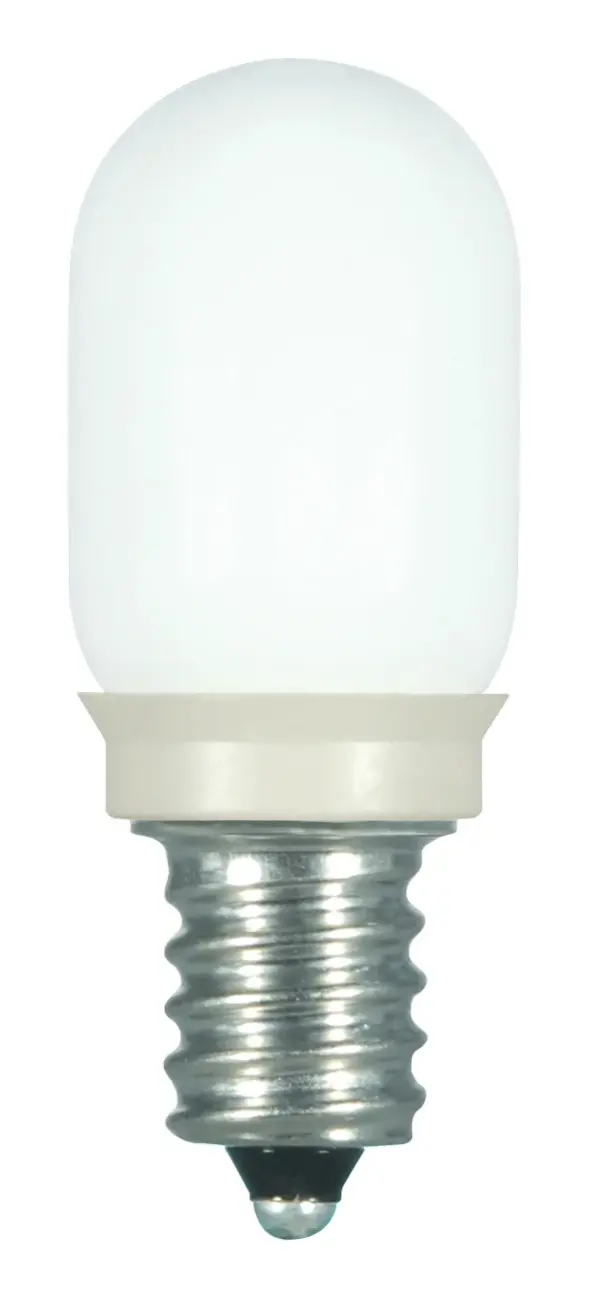 0.8 Watt LED - T6 - Frost - 2700K - Candelabra base - 120 Volt - Carded - Image 1