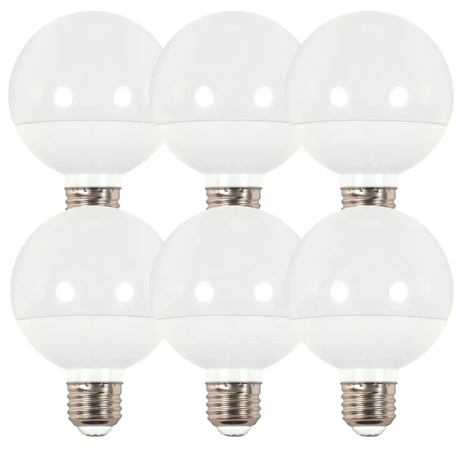 6 Watt - G25 Globe LED - 3000K - Medium base - 120 Volt - Image 2