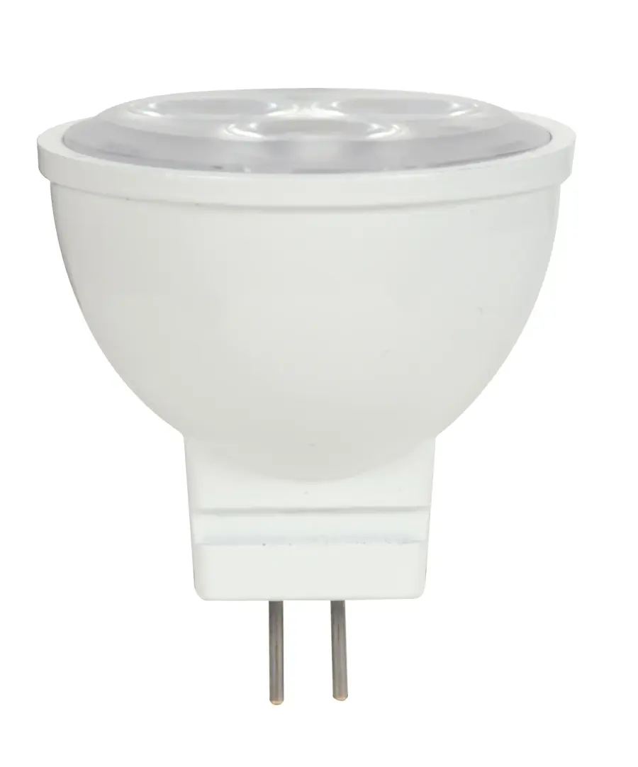 3W - LED - MR11 - 5000K - 25 deg. beam spread - 25000 Average rated hours - 210 Lumens - GU4 base - 12 Volt AC/DC - Image 1