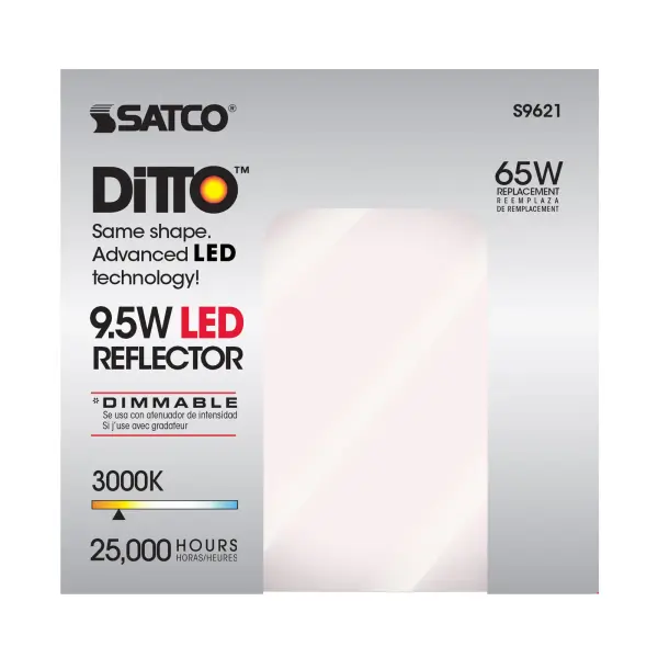 9.5 Watt - BR30 LED - 105 deg. Beam Angle - 3000K - Medium base - 120 Volt - Dimmable - Image 9