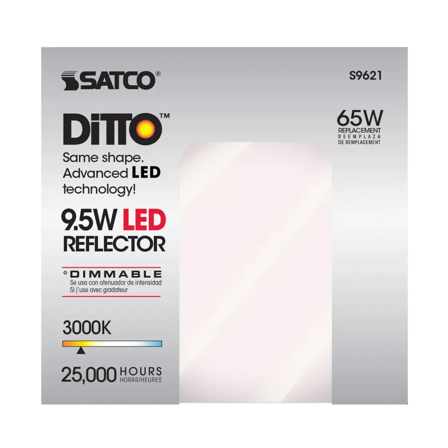 9.5 Watt - BR30 LED - 105 deg. Beam Angle - 3000K - Medium base - 120 Volt - Dimmable - Image 9