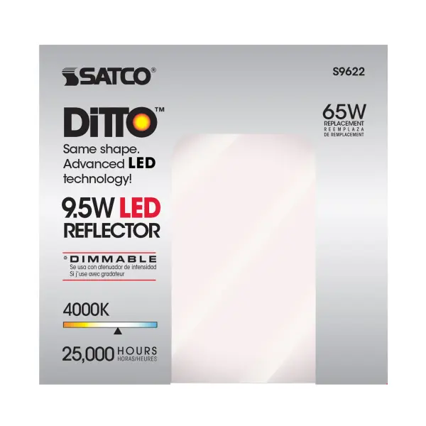 9.5 Watt - BR30 LED - 105 deg. Beam Angle - 4000K - Medium base - 120 Volt - Dimmable - Image 10