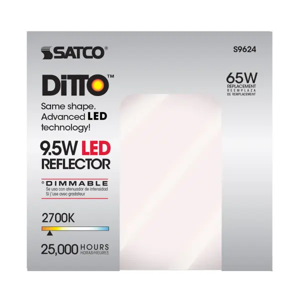 9.5 Watt - BR30 LED - 105 deg. Beam Angle - 2700K - GU24 base - 120 Volt - Dimmable - Image 7