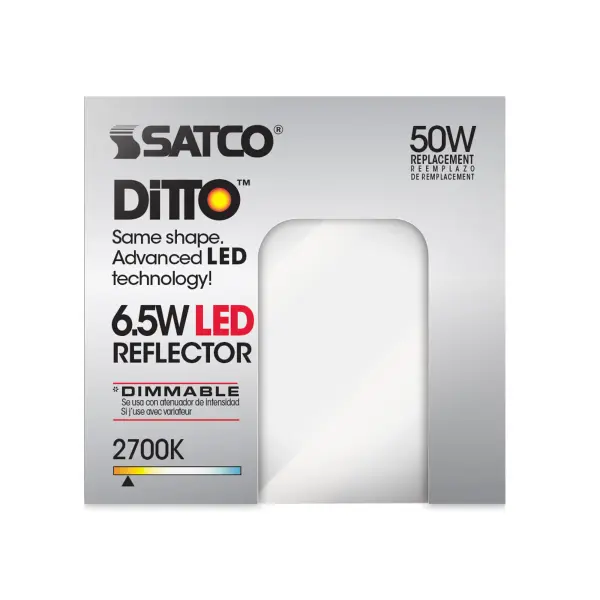 6.5 Watt - LED R20 - 2700K - 107 deg. Beam Angle - Medium base - 120 Volt - Dimmable - Image 8