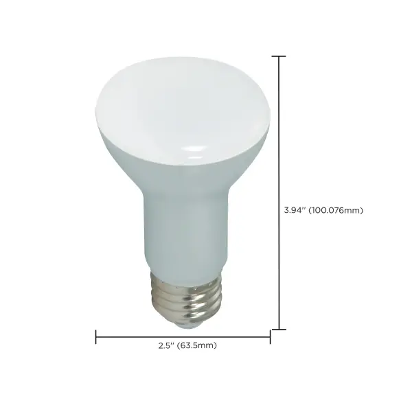 6.5 Watt - LED R20 - 2700K - 107 deg. Beam Angle - Medium base - 120 Volt - Dimmable - Image 9