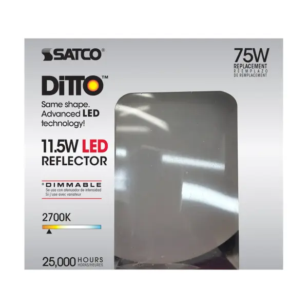 11.5 Watt - LED BR40 - 2700K - 103 deg. Beam Angle - Medium base - 120 Volt - Dimmable - Image 12