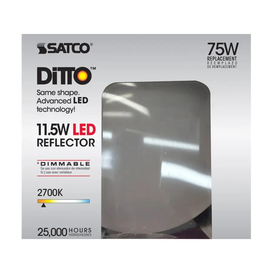 11.5 Watt - LED BR40 - 2700K - 103 deg. Beam Angle - Medium base - 120 Volt - Dimmable - Image 12