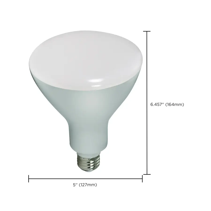 11.5 Watt - LED BR40 - 2700K - 103 deg. Beam Angle - Medium base - 120 Volt - Dimmable - Image 13
