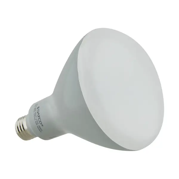 SATCO NUVO's 11.5-watt BR40 LED flood lamp is an energy efficient lighting solution for residential and commercial applications. This dimmable floodlight comes in a frost finish, and is perfect or replacing outdated incandescent and fluorescent floodlights. Durable and versatile, this fixture delivers 25,000 hours of warm white light.