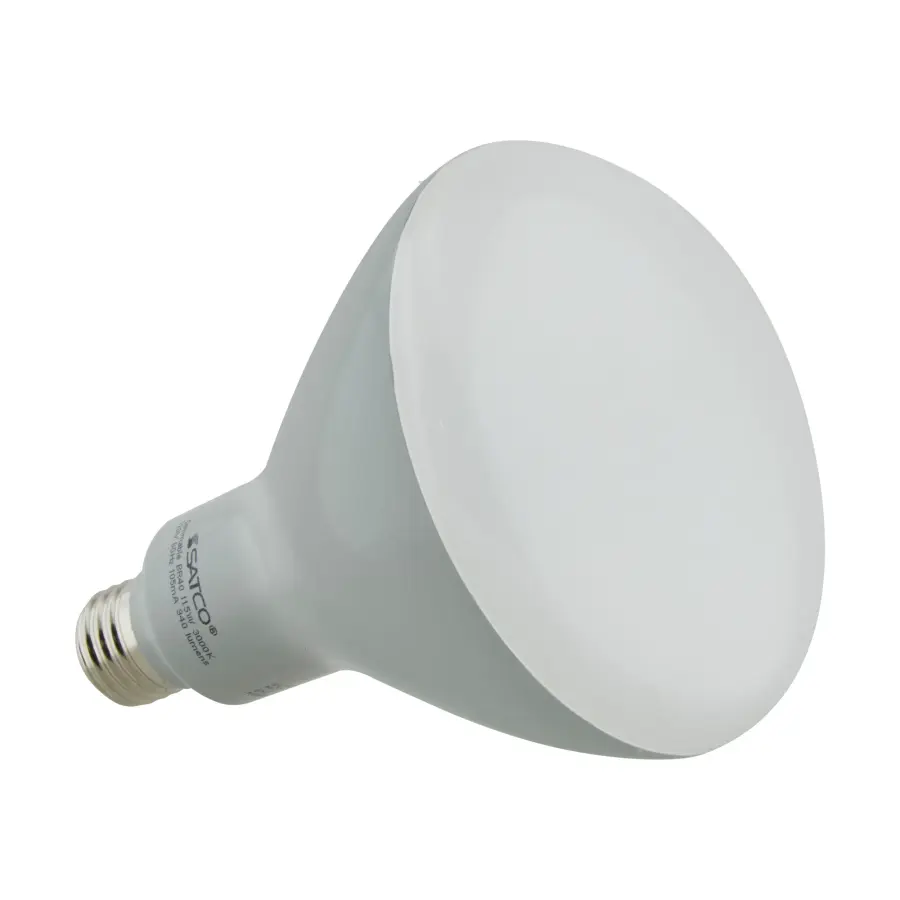 11.5 Watt - LED BR40 - 3000K - 103 deg. Beam Angle - Medium base - 120 Volt - Dimmable - Image 1