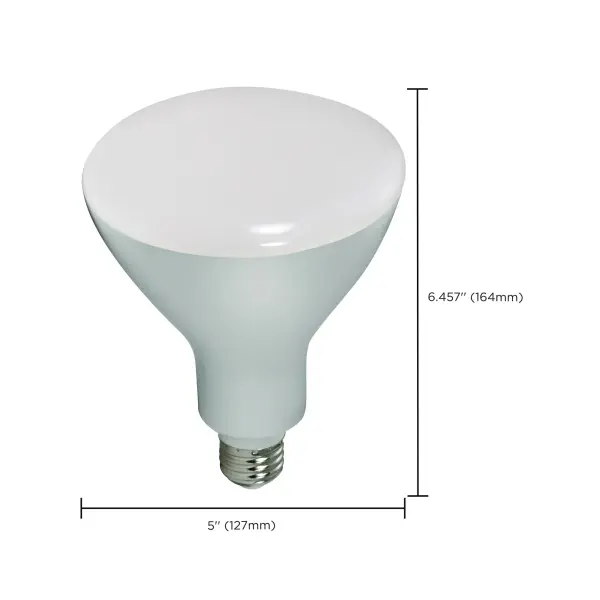11.5 Watt - LED BR40 - 3000K - 103 deg. Beam Angle - Medium base - 120 Volt - Dimmable - Image 12