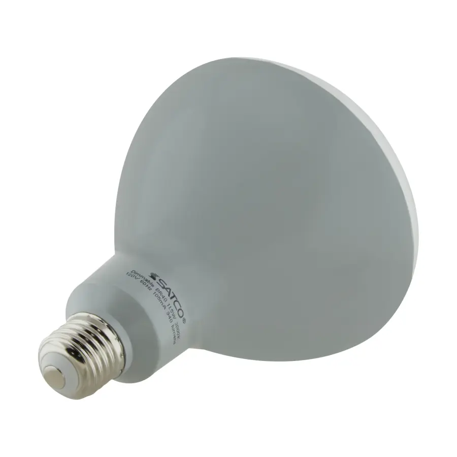 11.5 Watt - LED BR40 - 3000K - 103 deg. Beam Angle - Medium base - 120 Volt - Dimmable - Image 4