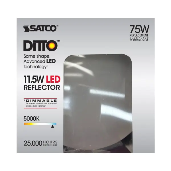 11.5 Watt - LED BR40 - 5000K - 103 deg. Beam Angle - Medium base - 120 Volt - dimmable - Image 8