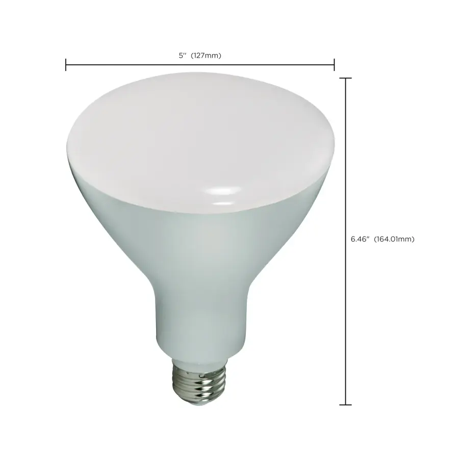 16.5 Watt - LED BR40 - 2700K - 103 deg. Beam Angle - Medium base - 120 Volt - dimmable - Image 8