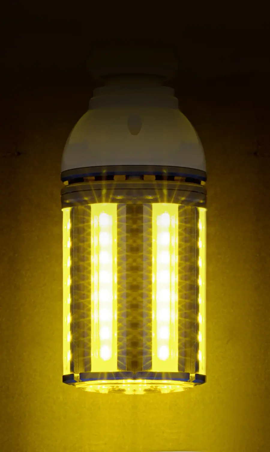 18 Watt LED HID Replacement - Amber 585nm - Medium base - 100-277 Volt - Image 2
