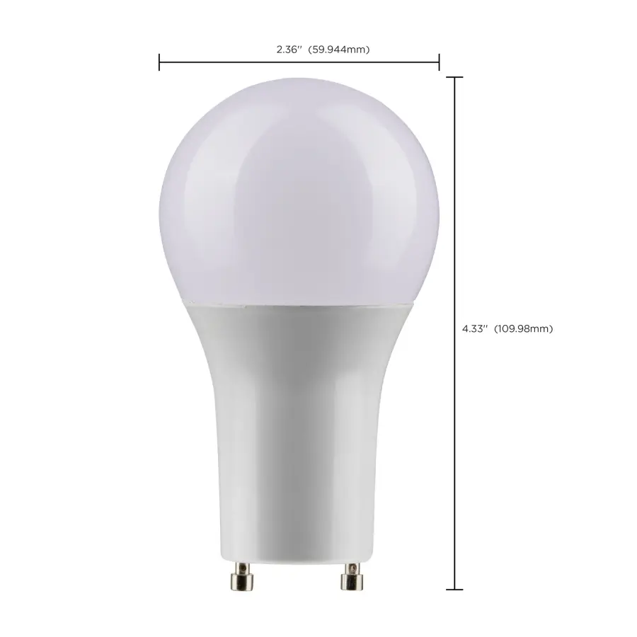 10 Watt - A19 LED - 3000K - GU24 base - 220 deg. Beam Angle - 90CRI - 120 Volt - Image 7