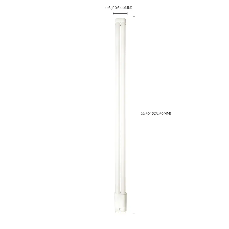 23 Watt PLL LED ballast bypass - 2G11 base - 2800 Lumens - 120-277 Volt - 3500K - Type B - Ballast Bypass - Image 6