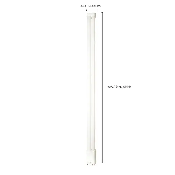 23 Watt PLL LED ballast bypass - 2G11 base - 2800 Lumens - 120-277 Volt - 4000K - Type B - Ballast Bypass - Image 6