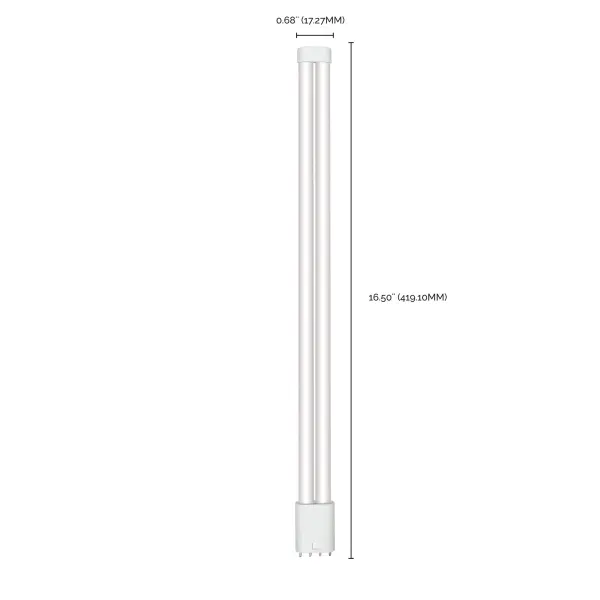 15 Watt PLL LED - 2G11 Base - 2000 Lumens - 120-277 Volt - 3500K - Type B - Ballast Bypass - Image 6
